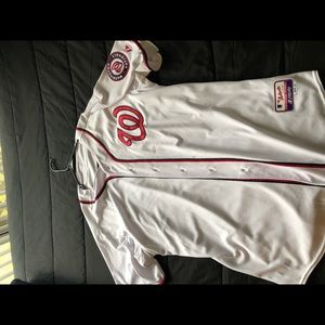 Authentic Washington Nationals Jersey sz 56
